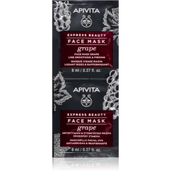 Apivita Express Beauty Firming Face Mask Grape Masca pentru ten anti riduri - imagine 2
